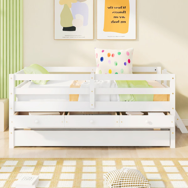 Red Barrel Studio® Liudmil Convertible Toddler Beds Bed Wayfair